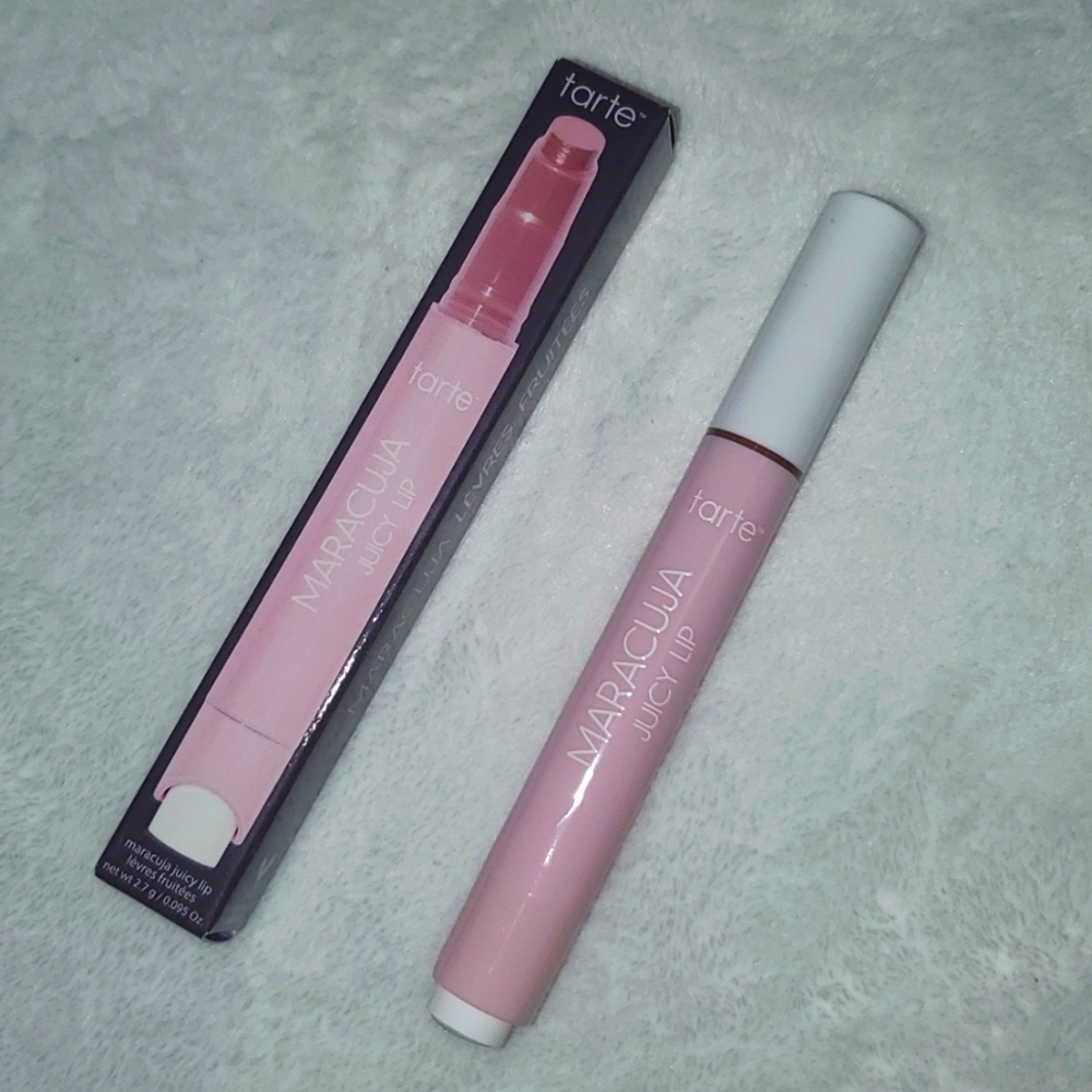 NIB Tarte Maracuja Juicy Lip Balm in Hibiscus FULL SIZE